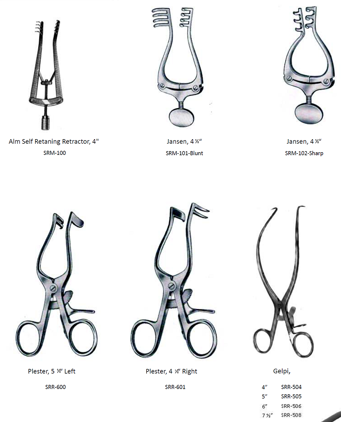 Self Retaining Retractor