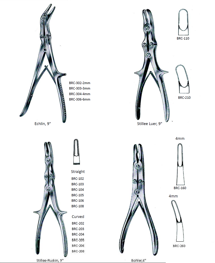 bone rongeur double action