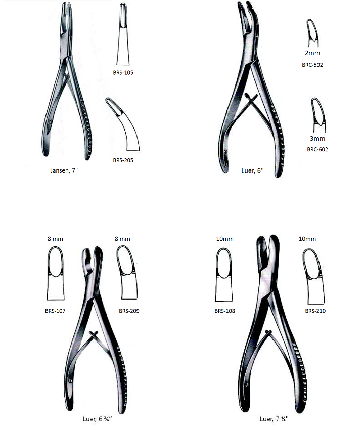 bone rongeur single action