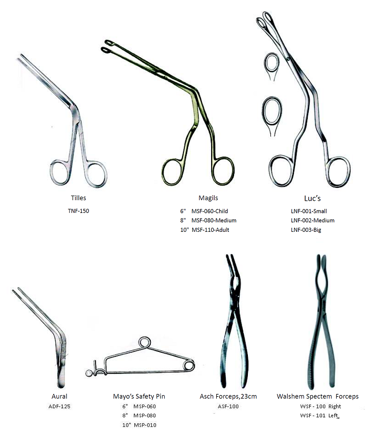 nasal dressing forceps