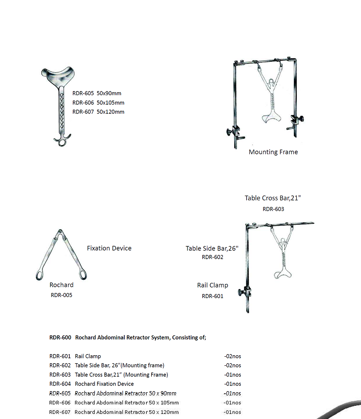 rochard abdominal retractor